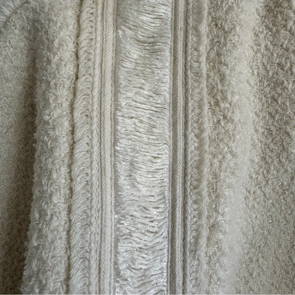 Vince Boucle Texture Drape  Front Cardigan Sweater Jacket Size 6 Boho Minimalist - Picture 5 of 10